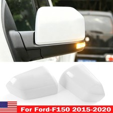 For 20152020 Ford F150 F-150 Truck Replacement Mirror Covers Cap Oxford White