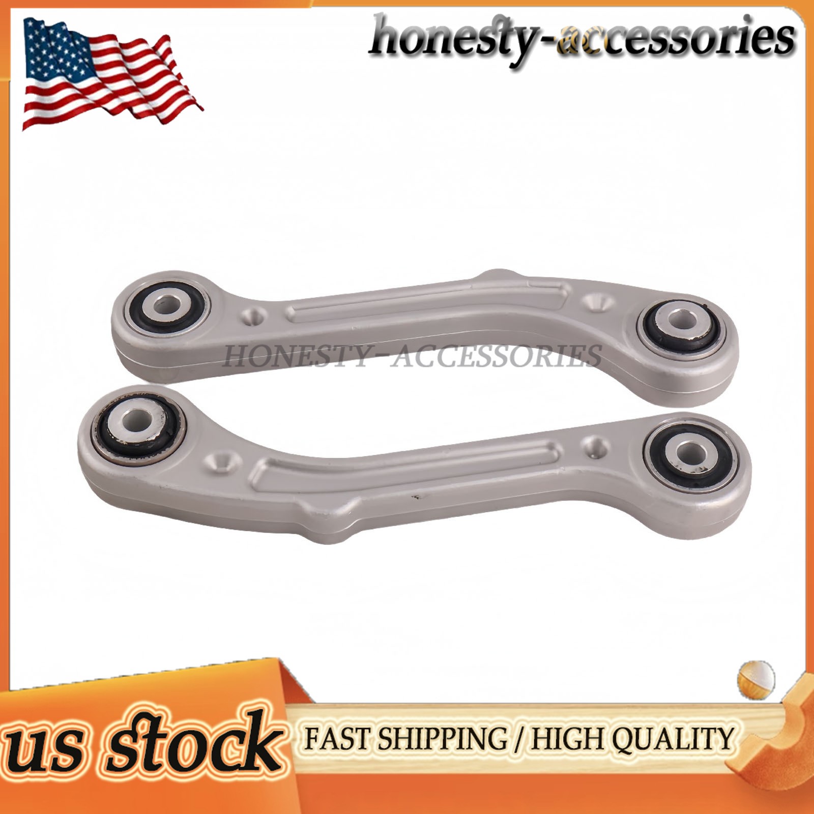 670007252 Fits Maserati Ghibli Quattroporte 14+ 2X Rear Upper/Lower Control Arms