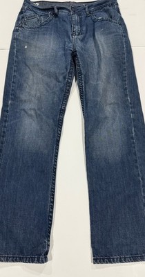 Vintage Ecko Unltd Jeans Mens 34x31 Blue Baggy Skater Raver 90s Y2K