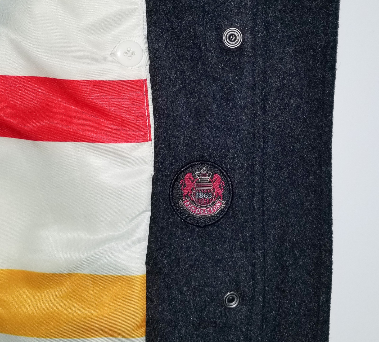 Pendleton Cascade Wool Campbell Jacket Gray Hudso… - image 9