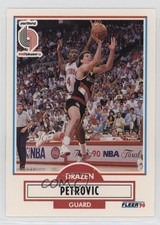 1990-91 Fleer Update Drazen Petrovic #U-81 HOF 0d08
