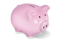 Ceramic Piggy Bank Child Cherish Rubber Money Coin Banks Boys Kids Girls Pink