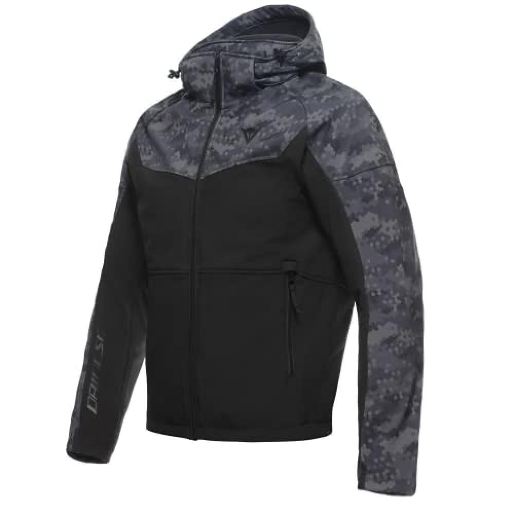 (TG. 46) DAINESE - Ignite Tex Jacket, Giacca Moto Uomo, Fleece in Tessuto Idrore