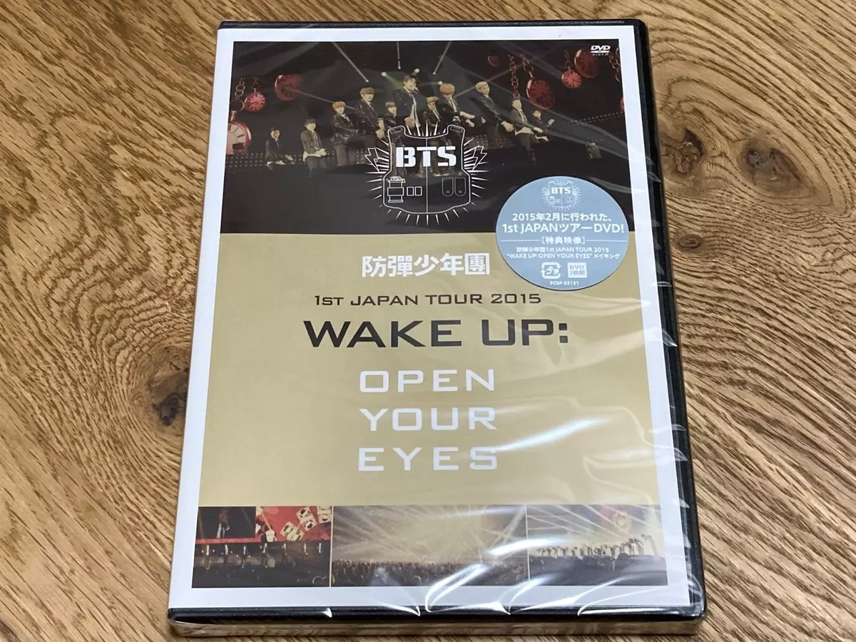 BTS 1st JAPAN TOUR 2015 WAKE UP : OPEN YOUR EYES DVD from Japan