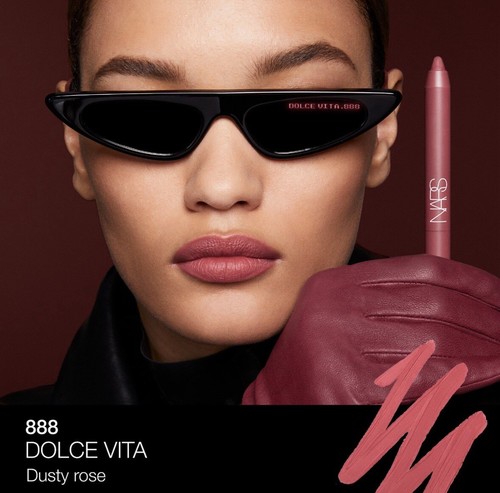 NARS Powermatte High-Intensity Long-Lasting Lip Pencil Dolce Vita 888 0.09oz - Picture 6 of 7