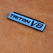 Ford Triton V8 emblem set badge logo F-150 F150 side fender OEM Genuine Original