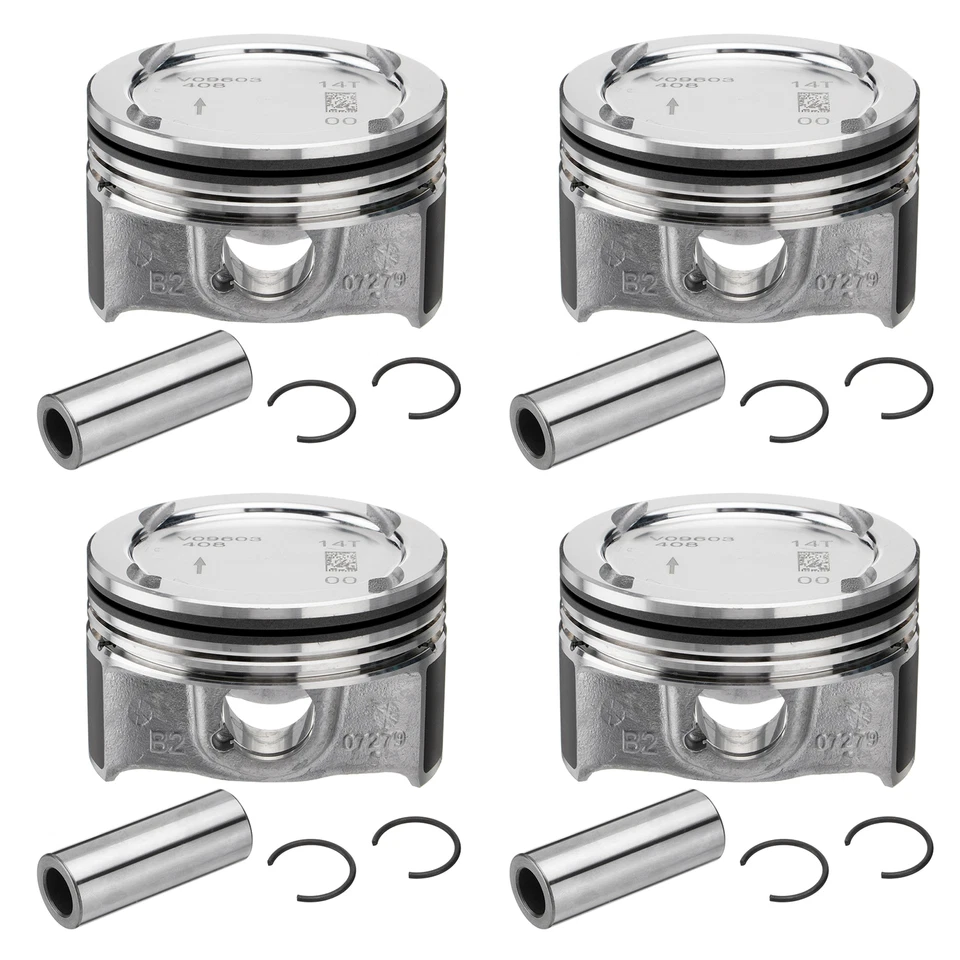 Kit de pistones con pasadores para Chevy Cruze Sonic Trax Buick Encore 2011-2021 1,4 L Turbo Foto 2 de 4