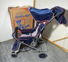 Vintage Graco Stroll-A-Bed Baby Stroller Buggy