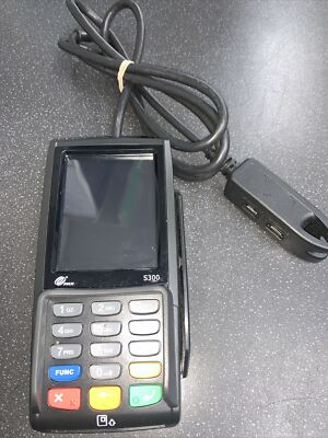 Pax S300 Chip & Pin Kredit-/Debitkartenzahlungsterminal - voll funktionsfähig