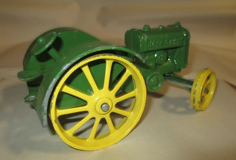 Tractor John Deere ERTL 1:16 juguete de granja de metal vintage 1923 modelo D #2849 Foto 2 de 4