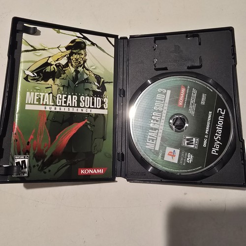 Ps2 Metal Gear Solid 3 Subsistence PlayStation 2 CIB - Picture 3 of 5