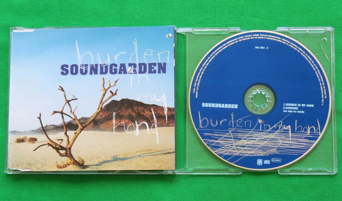 Soundgarden Burden In My Hand Compact Disc CD Single Karaoke B