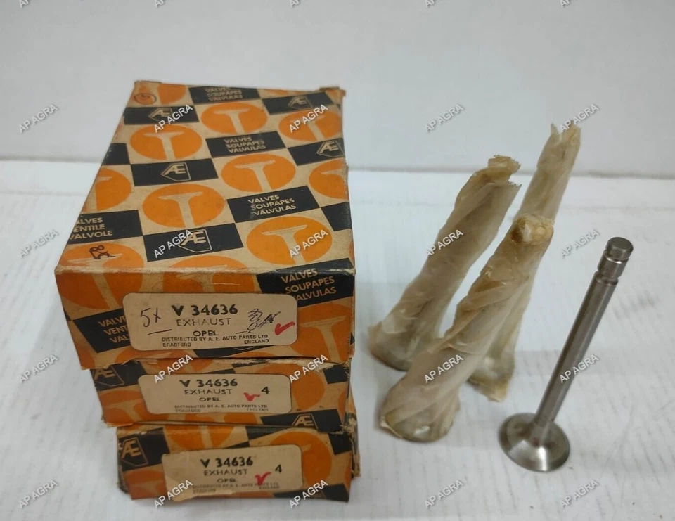 13 X Válvula de Escape Original AE V34636 Para Opel - Imagem 3 de 4