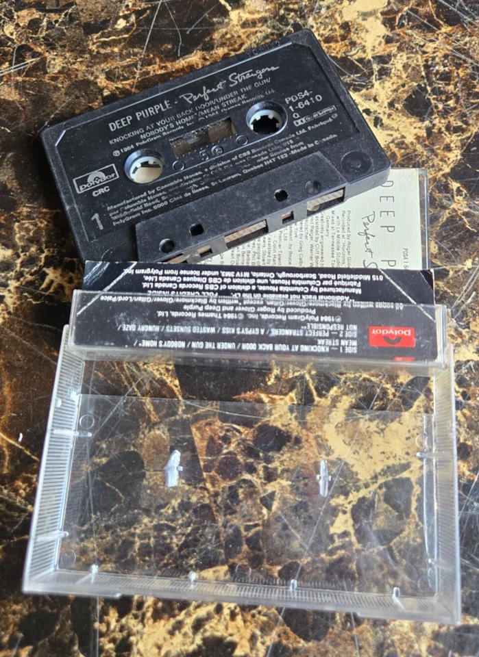 Deep Purple Perfect Strangers original 1984 canadian cassette - Image 4 of 4