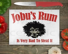JOBU'S RUM MAJOR LEAGUE    Rectangle Glass cutting board. Choose Your Size