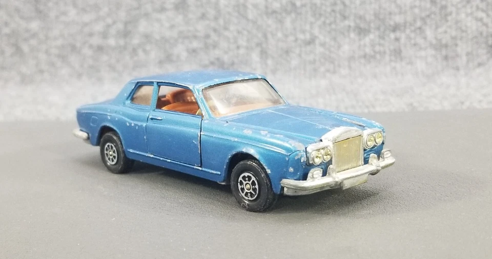 VINTAGE CORGI TOYS 1/43 WHIZZWHEELS ROLLS ROYCE SILVER SHADOW BLUE - Image 2 of 4
