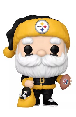 Santa Funko POP! #287 NFL Pittsburgh Steelers 2024 Fanatics Exclusive ...