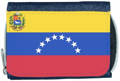 Venezuela Flagge Denim Geldbörse