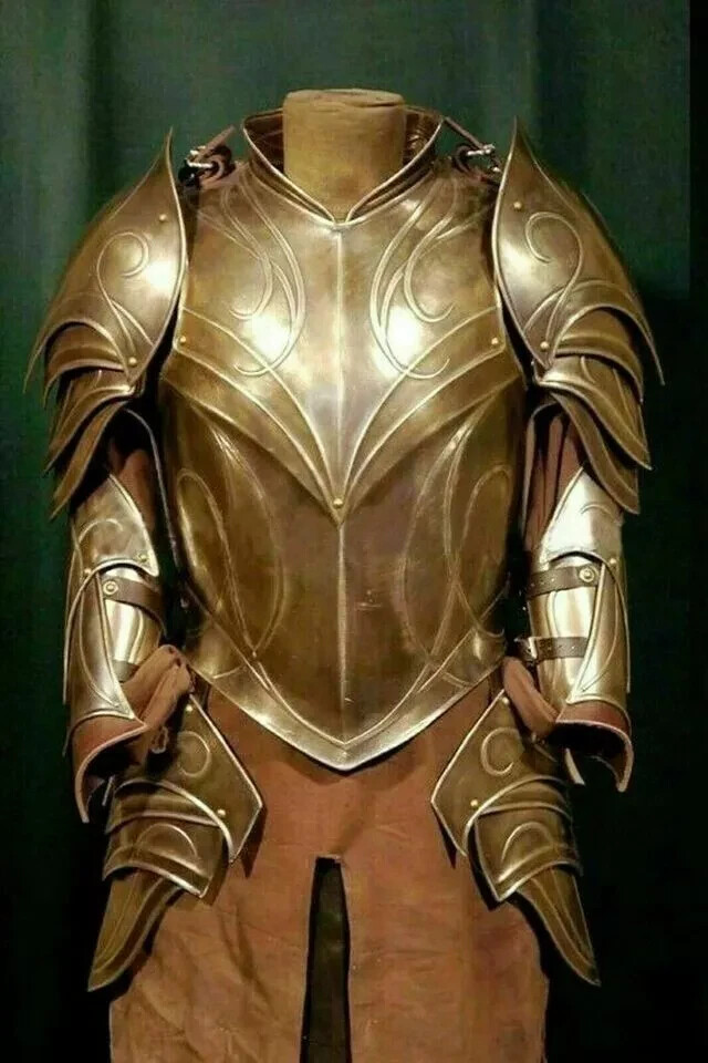 Armure Elfique Médiévale LOTR - Cuirasse En Acier 18 Gauge, Adulte - Reproduction
