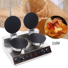 Ice Cream Cone Baker Waffle Maker Machine Non...