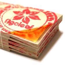 100pcs x 24K EDIBLE GOLD LEAF SHEET ARTWORK  CRAFTS HANDMADE GILDING 1.18x1.18