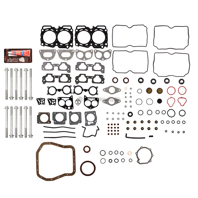 Juego completo de juntas pernos de cabeza para 04-09 Subaru Impreza Forester Outback SOHC EJ25 Foto 2 de 4