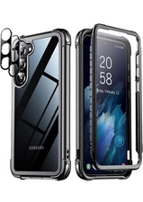 Temdan Samsung Galaxy S23 Plus Case, Built-In Screen Protector + 2 Pcs Lens Prot