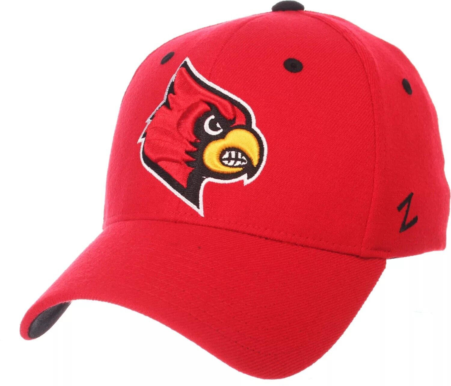 NCAA Zephyr Louisville Cardinals Two Tone Flex Fit Stretch Medium Large Hat  Cap