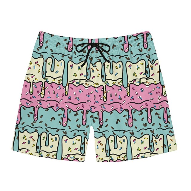 BRAND NEW Beloved ICE CREAM DRIP SWIM SHORTS SMALL2XLARGE CUSTOM MADE