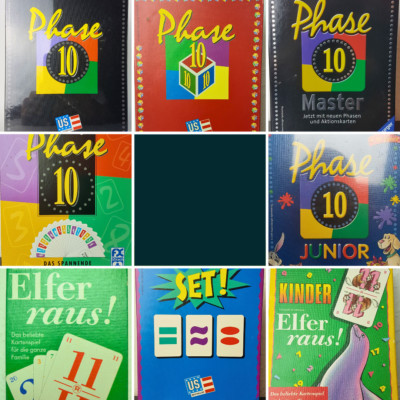 Karten Würfel Spiel Phase 10 FX Junior SET Elfer raus Schmidt Ravensburg Auswahl