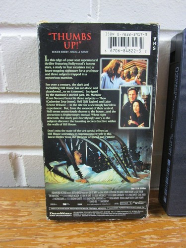 The Haunting VHS tape 1999 Dreamworks ~Horror ~ starring Liam Neeson Hill House - Picture 4 of 7