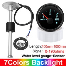Sensore livello serbatoio unità invio acqua barca marina 100mm-1000mm 0-190ohm
