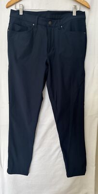 Lululemon Men’s ABC Pants Classic Size 31 Athleisure Performance Golf Navy 