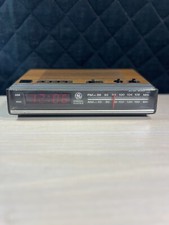 Vintage Woodgrain GE AM/FM Digital Display Clock Radio Alarm - Model 7-4624B