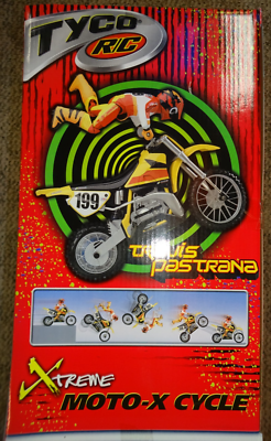 NEW Factory-Sealed Tyco R/C Xtreme Moto-X Cycle Travis Pastrana RC