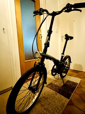 Bike- Oxylane Tilt 120, Blue, Foldable, Accessories included 