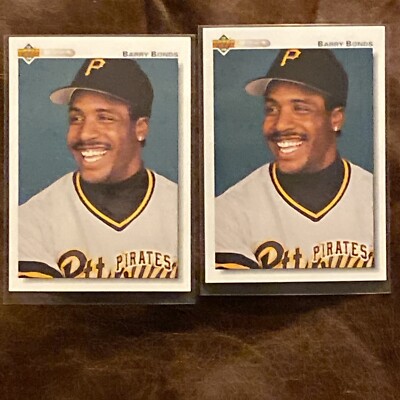 1992 Upper Deck - #134 Barry Bonds Of The Pirates In Amazing Near