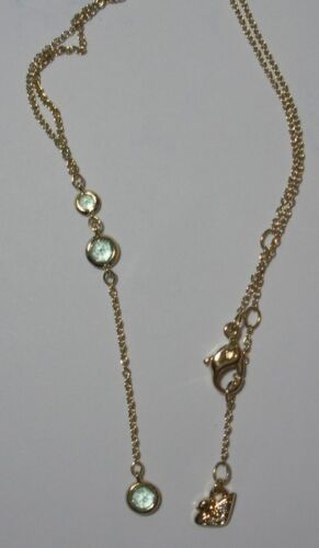 SWAROVSKI SILVER CRYSTAL JEWELERY "NAIADE NECKLACE" MINT IN BOX 1082391 GOLD PLT - Picture 1 of 5