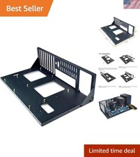 Versatile Black Alloy Steel Gaming Case for ATX/Micro/ITX Motherboards 305mm