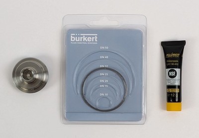 Burkert SET6 2000 2-Wege Actuated Angle Seat Pneumatic Valve