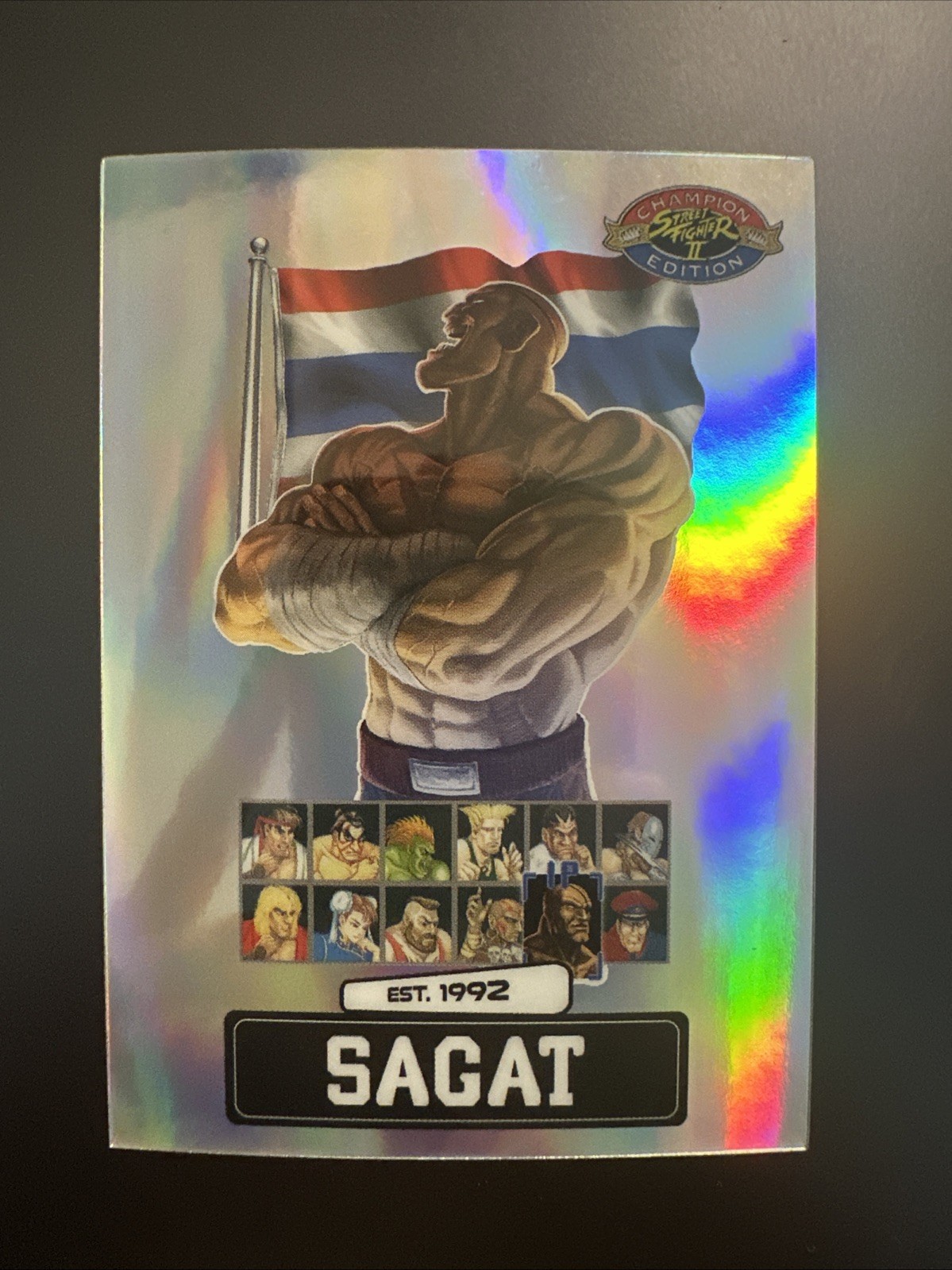 2025 Sagat SILVER #WCCSSS Street Fighter 2 Edition PSA June