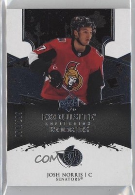 2021 Upper Deck Ice 2020-21 Exquisite Collection Rookies 54/299 Josh Norris 0nr3