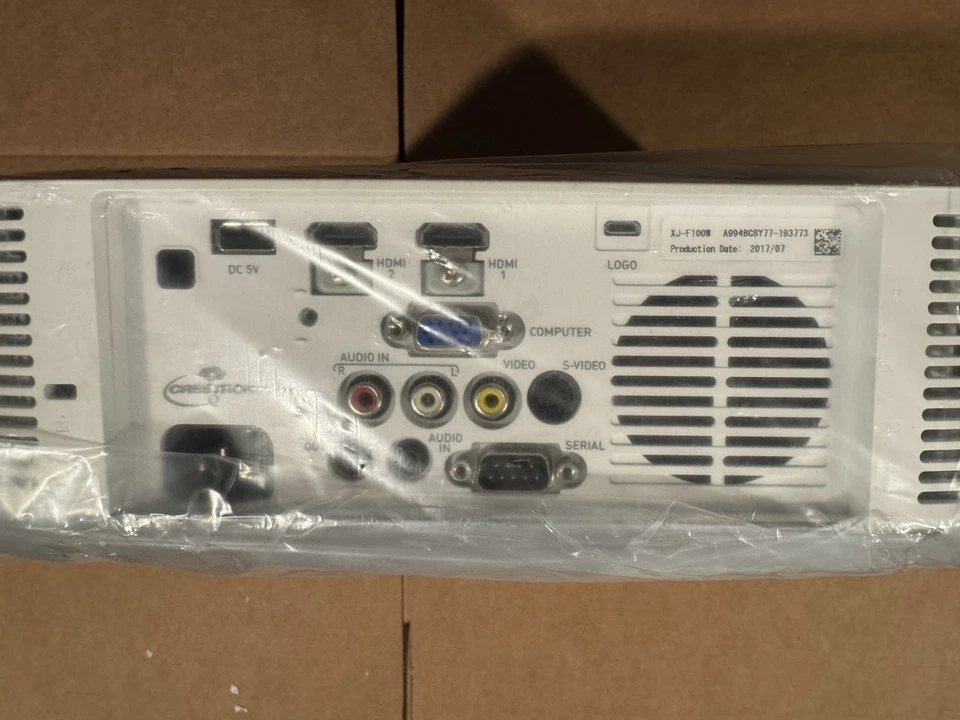 Casio Model XJ-F100W WXGA Desktop Laser/LED Hybrid Conference Projector - Image 3 of 4