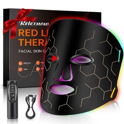 Red Light Therapy Mask For Face 288 LED Beads With Remote Near-Infrared 850nm