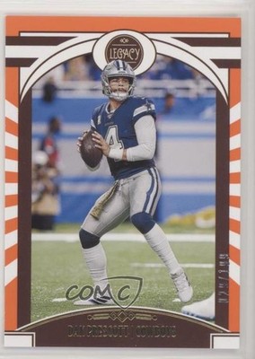 2020 Panini Legacy Orange 29/199 Dak Prescott #52 7i2