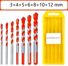 7pcs Ultimate Heavy Duty Carbide Drill Bits Set - US Ship