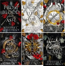 Blood and Ash Series 6 Books Set By Jennifer L. Armentrout  (Paperback UK IMPORT