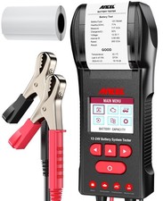 ANCEL BST600 Car Battery Tester with Printer 7.87 x 12.8 x 3.35 inches, Black