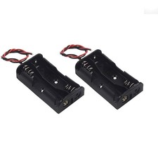 Lightweight 2 x 1.5V AA Battery Holders - Ideal for DIY Projects Electronics