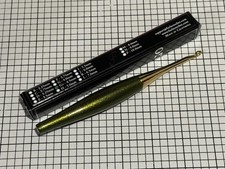 Furls Original Odyssey Crochet Hook, Gold/Forest Green, Size G , USA Made